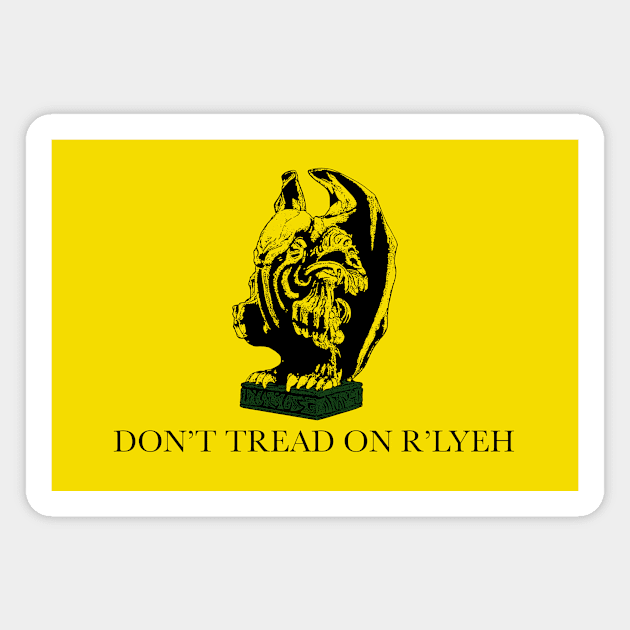 Don't Tread On R'lyeh Magnet by benjaminhbailey